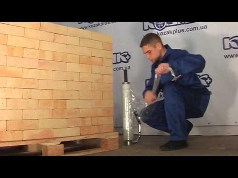 Ручний розмотувач стретч-плівки для обмотки палет