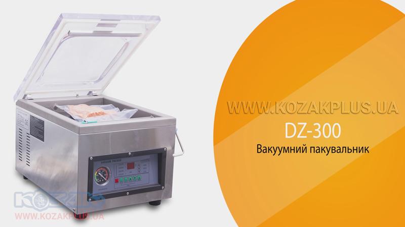 Відео: Вакуумна пакувальна машина DZ-300