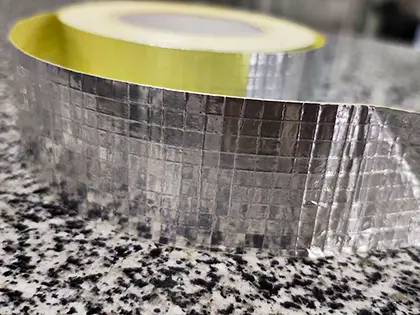 Алюмінієва армована стрічка для герметизації вентиляційних з’єднань
