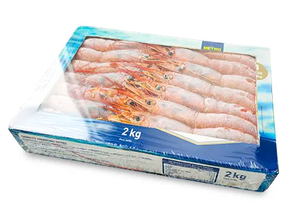 Запакована продукція в термозбіжну плівку