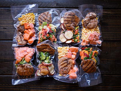 Вакуумування різних харчових продуктів