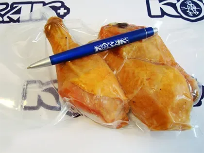 Вакуумування копченого курячого м'яса