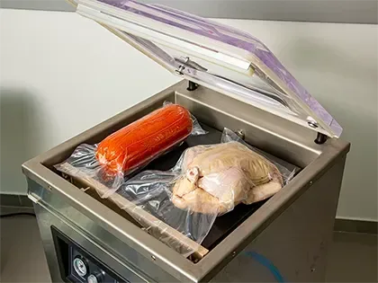 Вакуумування одночасно двох продуктів