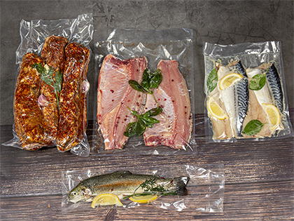 Вакуумування м'ясних і рибних продуктів