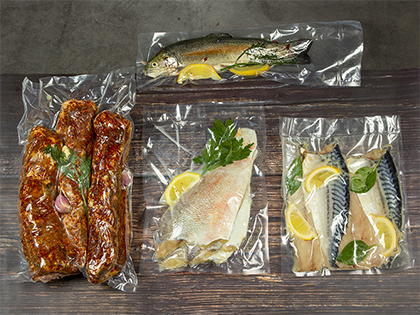 Пакування різних харчових продуктів