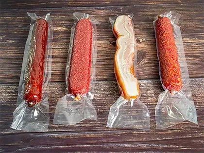 Вид продукції після вакуумування в машині